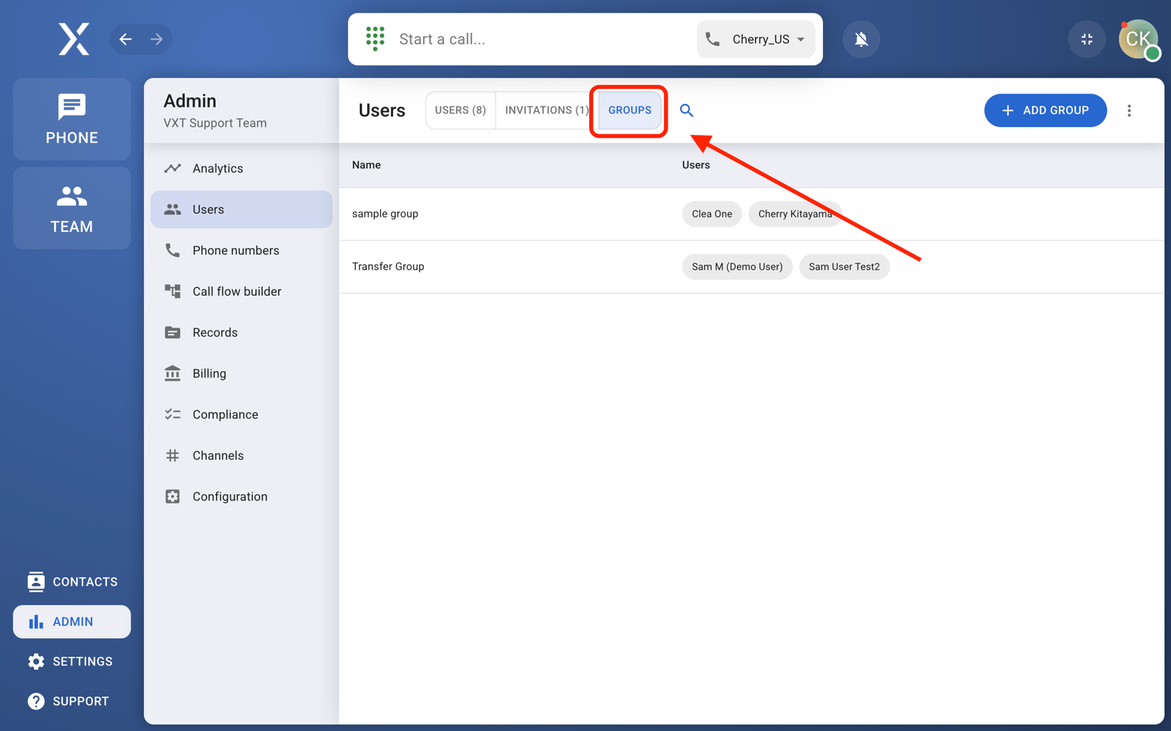 Invite new users and manage your team
