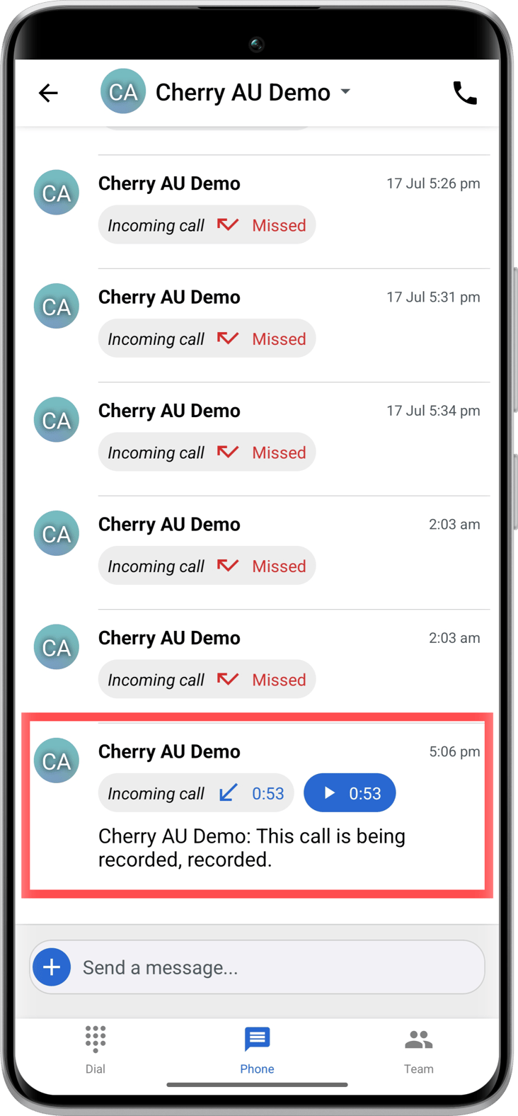 How to report a bad call